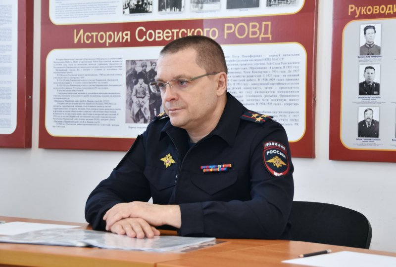 Министр внутренних дел по Республике Марий Эл Андрей Вырвич знакомится с работой отделов полиции в районах